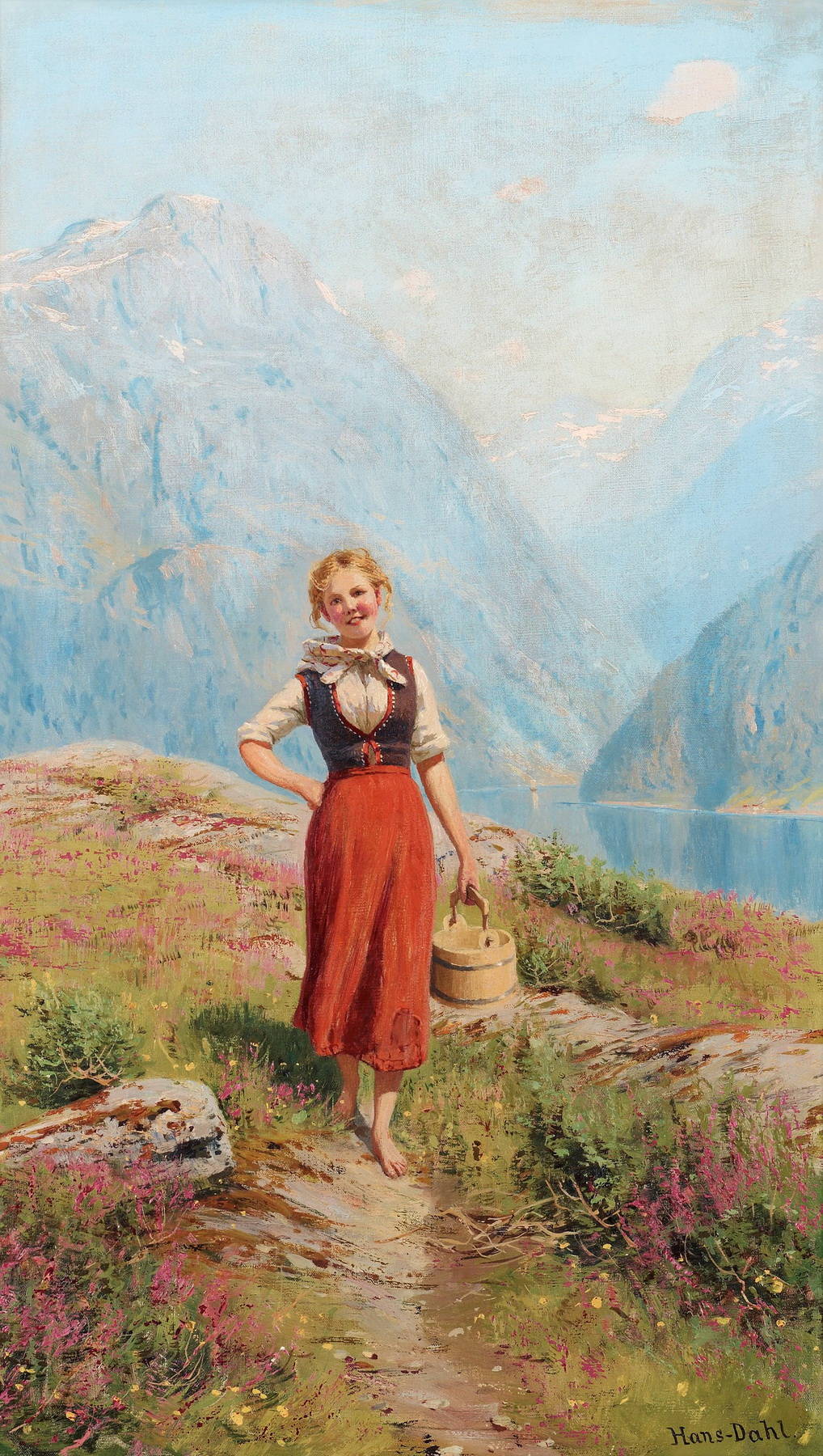 Норвежские пейзажи Ханс даль (1849 - 1937)