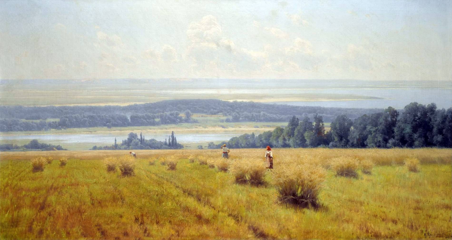 Константин Крыжицкий пейзаж озеро