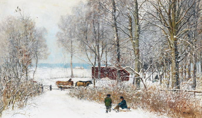 Швеция зимой / Олоф Хермелин - Olof Hermelin