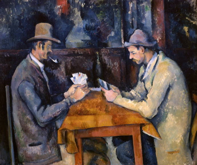 Картёжники / Поль Сезанн  - Paul Cezanne