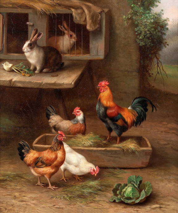 Курицы и кролики / Эдгар Хант - Edgar Hunt