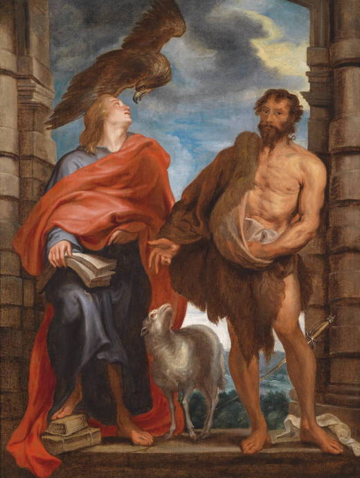 Святой Джон Евангелист и святой Джон / Энтони ван Дик - Anthony van Dyck